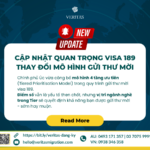 CẬP NHẬT QUAN TRỌNG VISA 189: THAY ĐỔI MÔ HÌNH GỬI THƯ MỜI THEO 4 TẦNG ƯU TIÊN